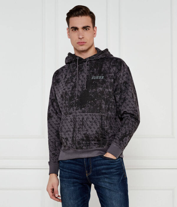 

Толстовка мужская Guess Active с принтом, серый