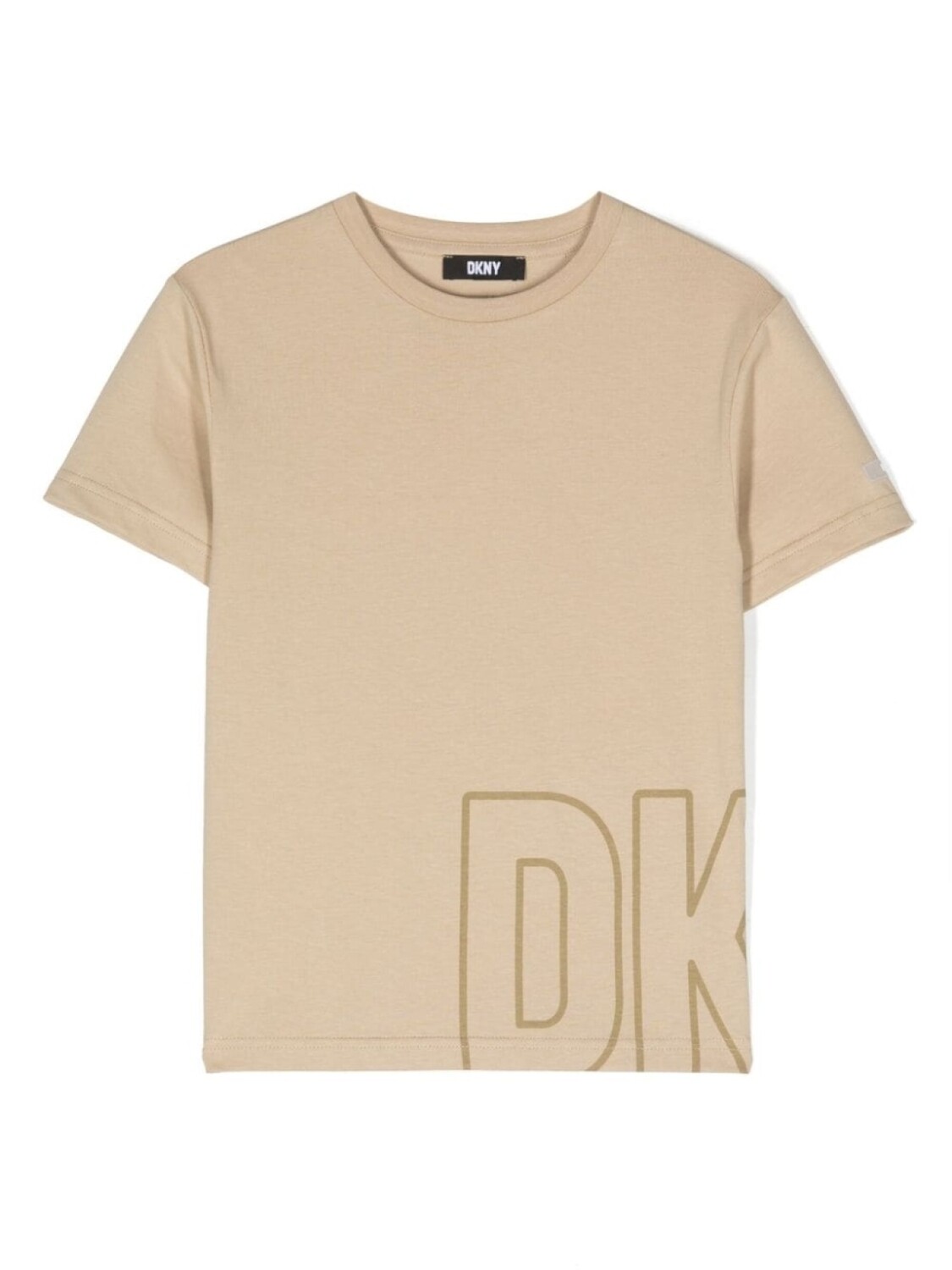 

DKNY футболка из органического хлопка с логотипом, нейтральный цвет