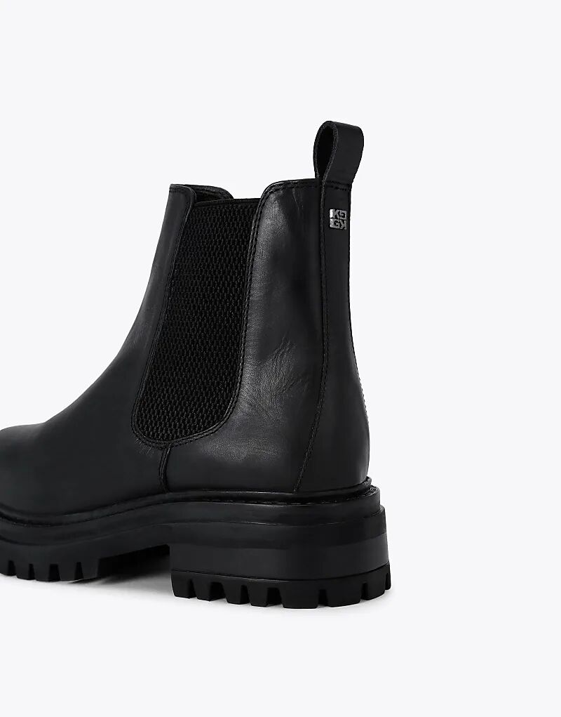 Низкие ботильоны KG Kurt Geiger Teddy из черной кожи — фото 3