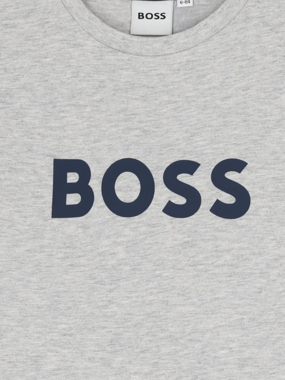 Футболка с короткими рукавами Boss Kidswear, серый — фото 3