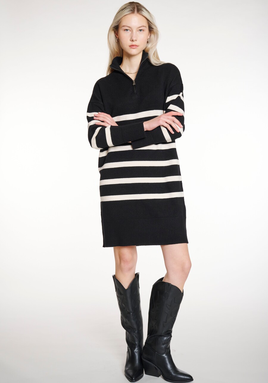 

Вязаное платье Hailys Knitted dress, черный