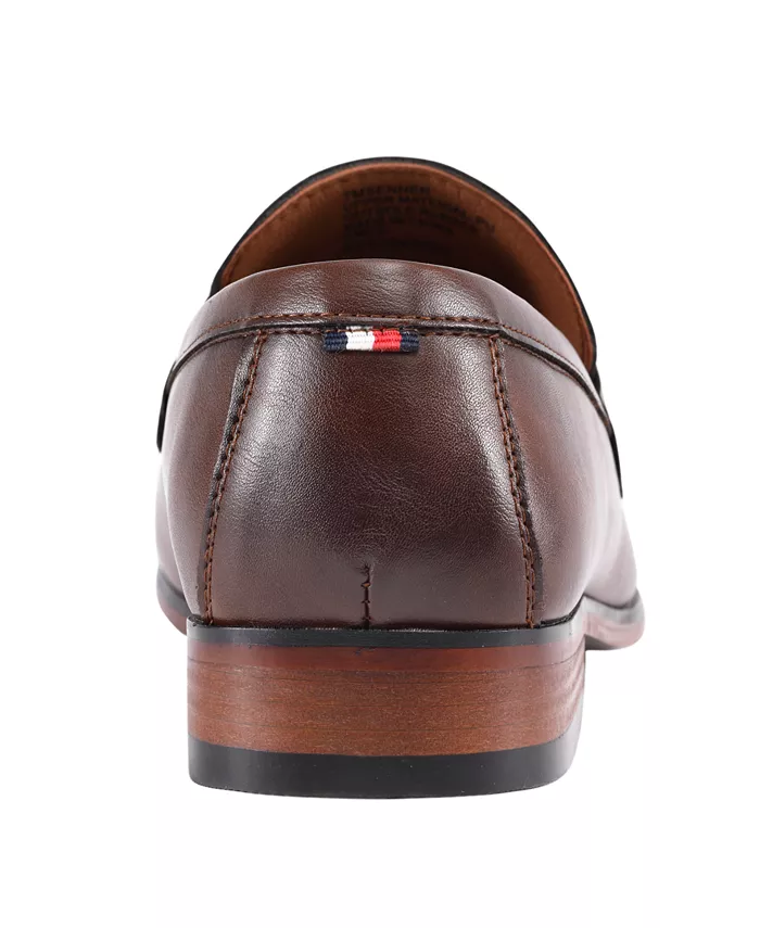 Мужские лоферы Senner Slip On Dress Penny Tommy Hilfiger, коричневый — фото 3