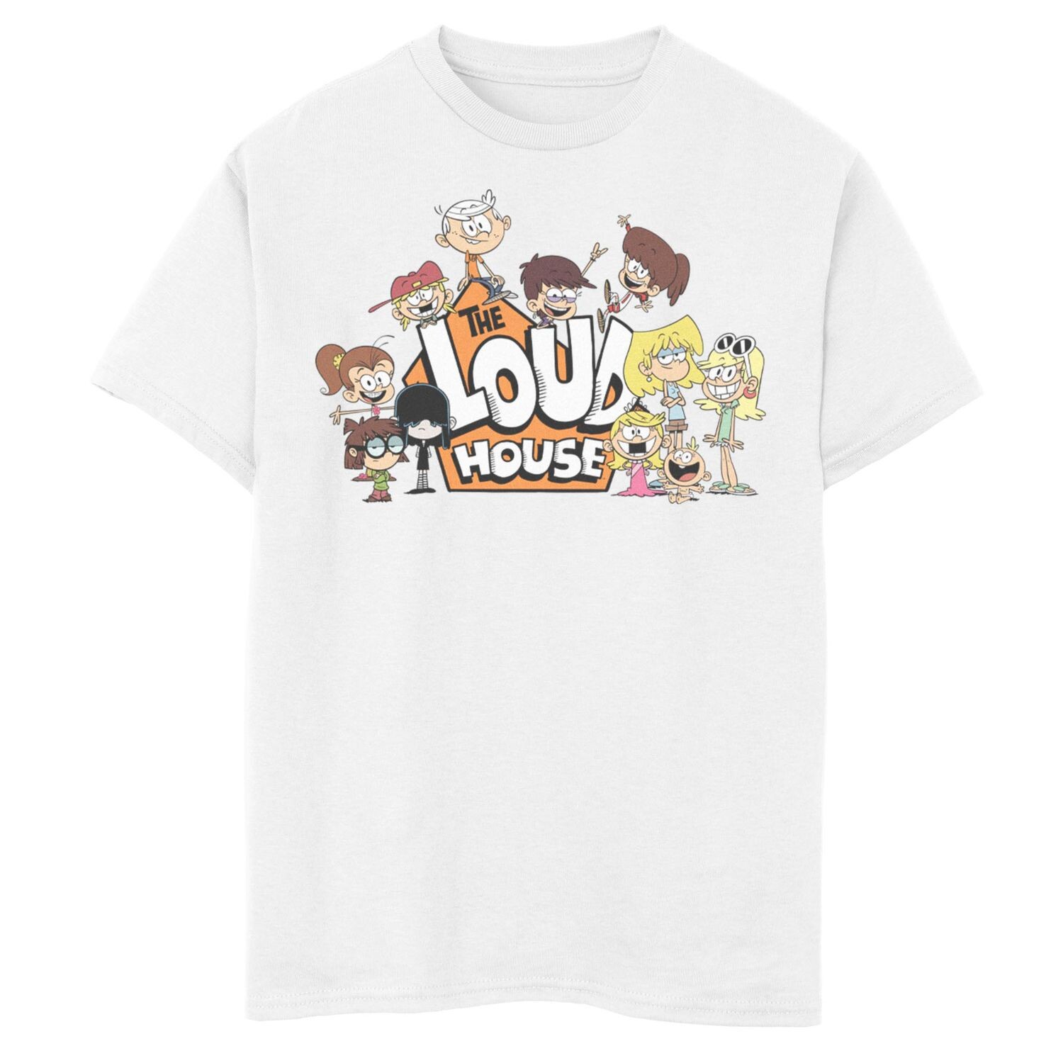 

Футболка с логотипом The Loud House Group для мальчиков 8–20 лет Licensed Character