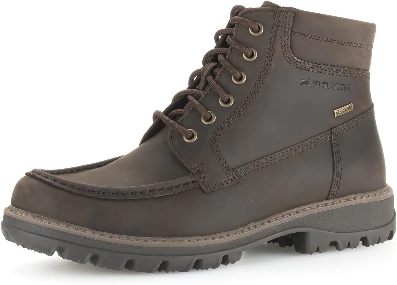 Мужские ботинки Pius Gabor, Gore-Tex, Extragrip, сертифицированная кожа, тонкое основание, коричневый