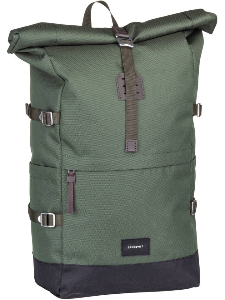 

Рюкзак SANDQVIST Laptop Bernt Rolltop, цвет dawn green
