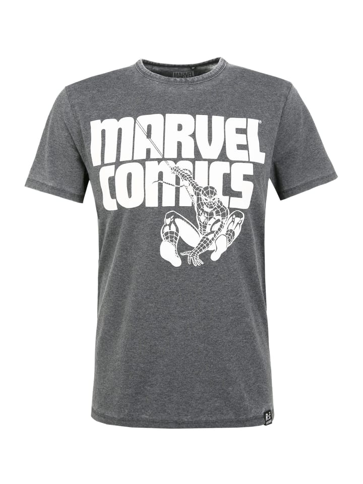 

Футболка Re:Covered T-Shirt Marvel Comics Spidey Charcoal, темно-серый