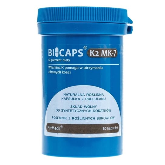 

Formeds, Bicaps K2 MK-7, 60 капсул, синий