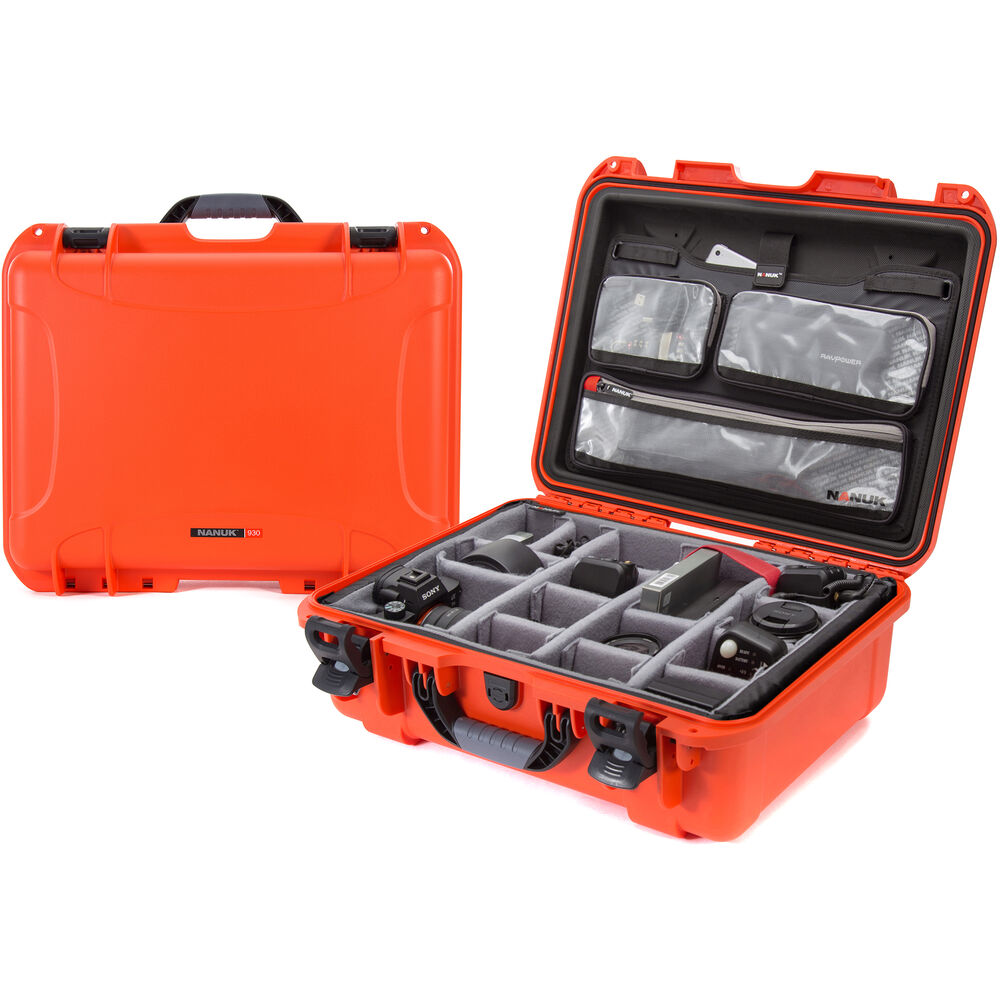 

Жесткий чехол Nanuk 930 с профессиональным фотокомплектом (оранжевый)