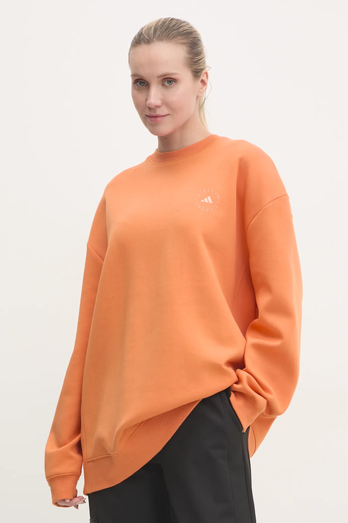 

Спортивный костюм толстовка adidas by Stella McCartney, оранжевый