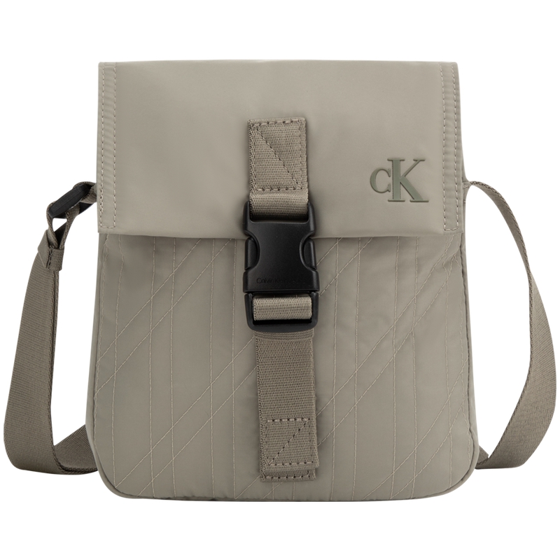 

Calvin Klein Тканевая сумка через плечо мужская дымчато-зеленая, PP5-Smoke Green