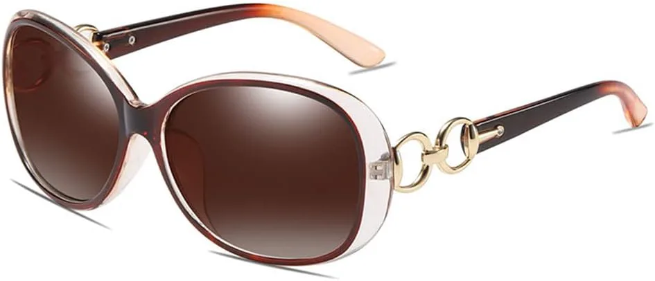 

Модные поляризованные солнцезащитные очки для женщин, дизайнерские винтажные поляризованные солнцезащитные очки, роскошные женские солнцезащитные очки Generic, Tea