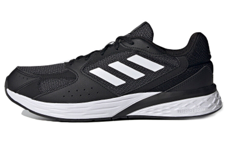

Кроссовки для бега Response мужские с низким верхом, черные/белые Adidas