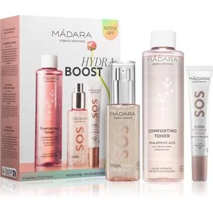 

MADARA SOS Hydra Recharge Cream Pack 1UN + мицеллярная вода 1U + сыворотка Mádara