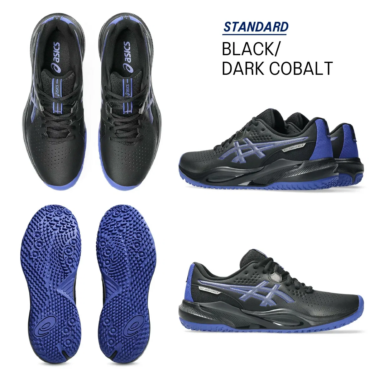 Унисекс кроссовки для тенниса «GEL-Challenger 15 OC» от ASICS, Dark Teal/Grey Floss — фото 4
