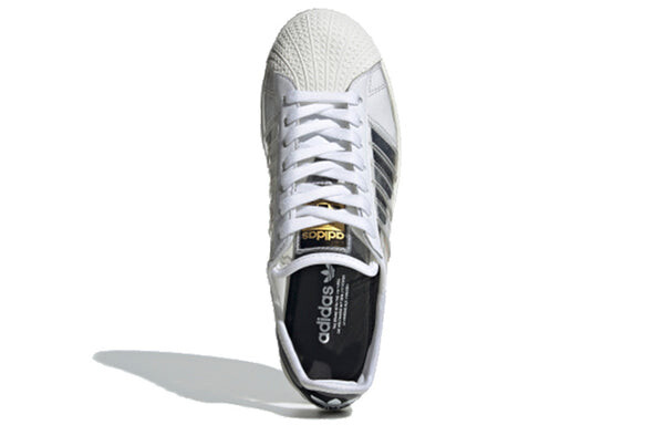 Кроссовки оригиналы суперзвезда смелый Adidas, белый — фото 4