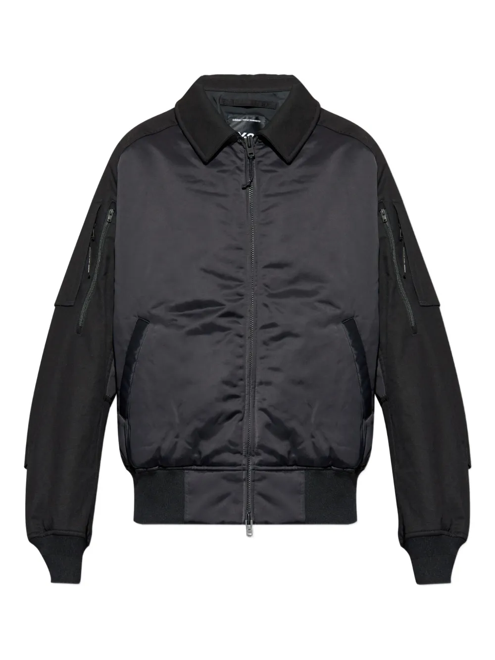 

Бомбер с контрастными вставками Y-3, черный