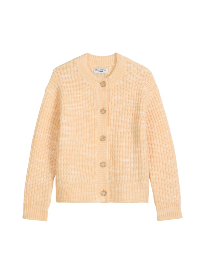 

Marc O'Polo DENIM Укороченный кардиган свободного кроя цвета выбеленного абрикоса