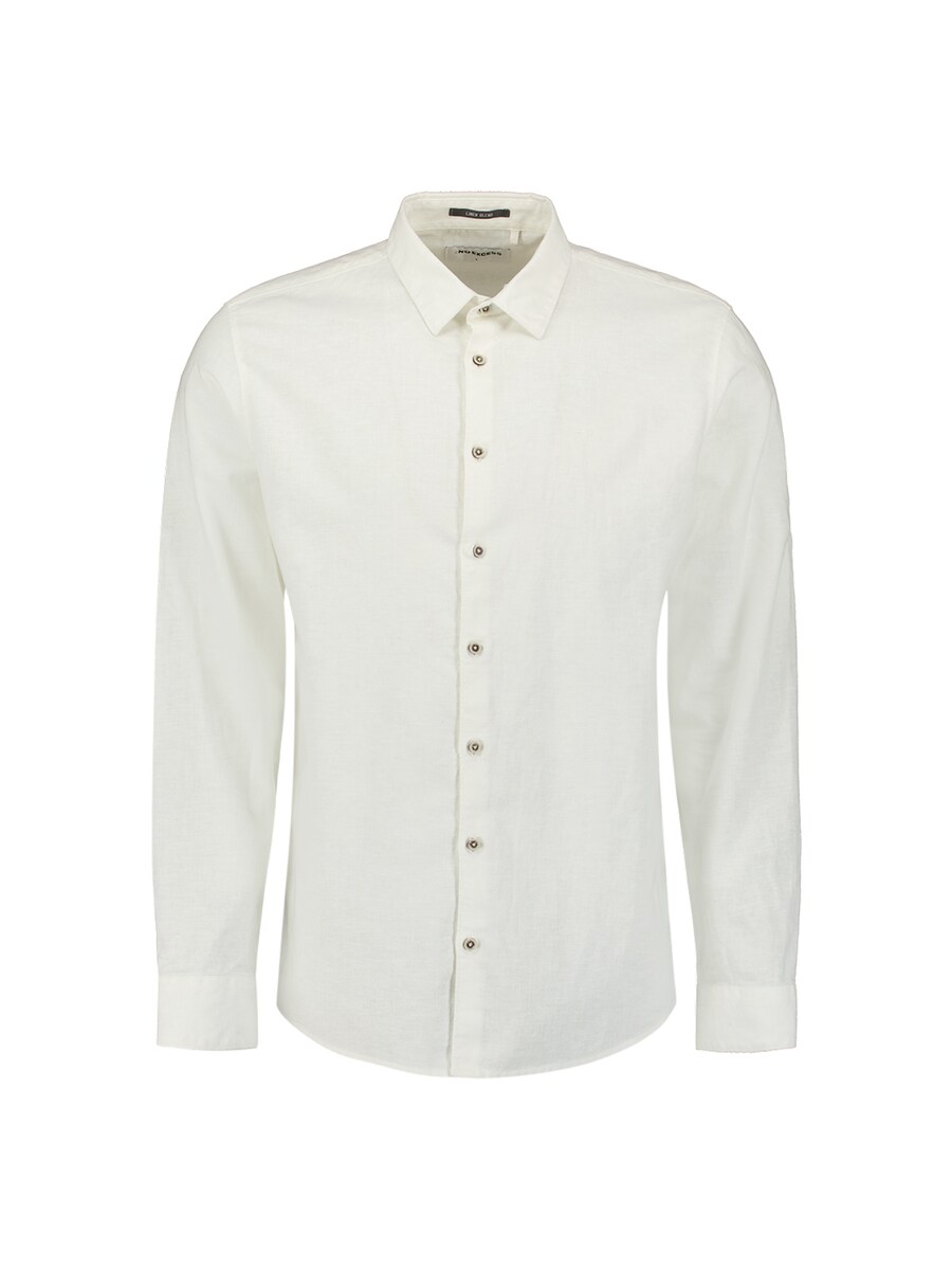 

Рубашка на пуговицах классического кроя No Excess, White