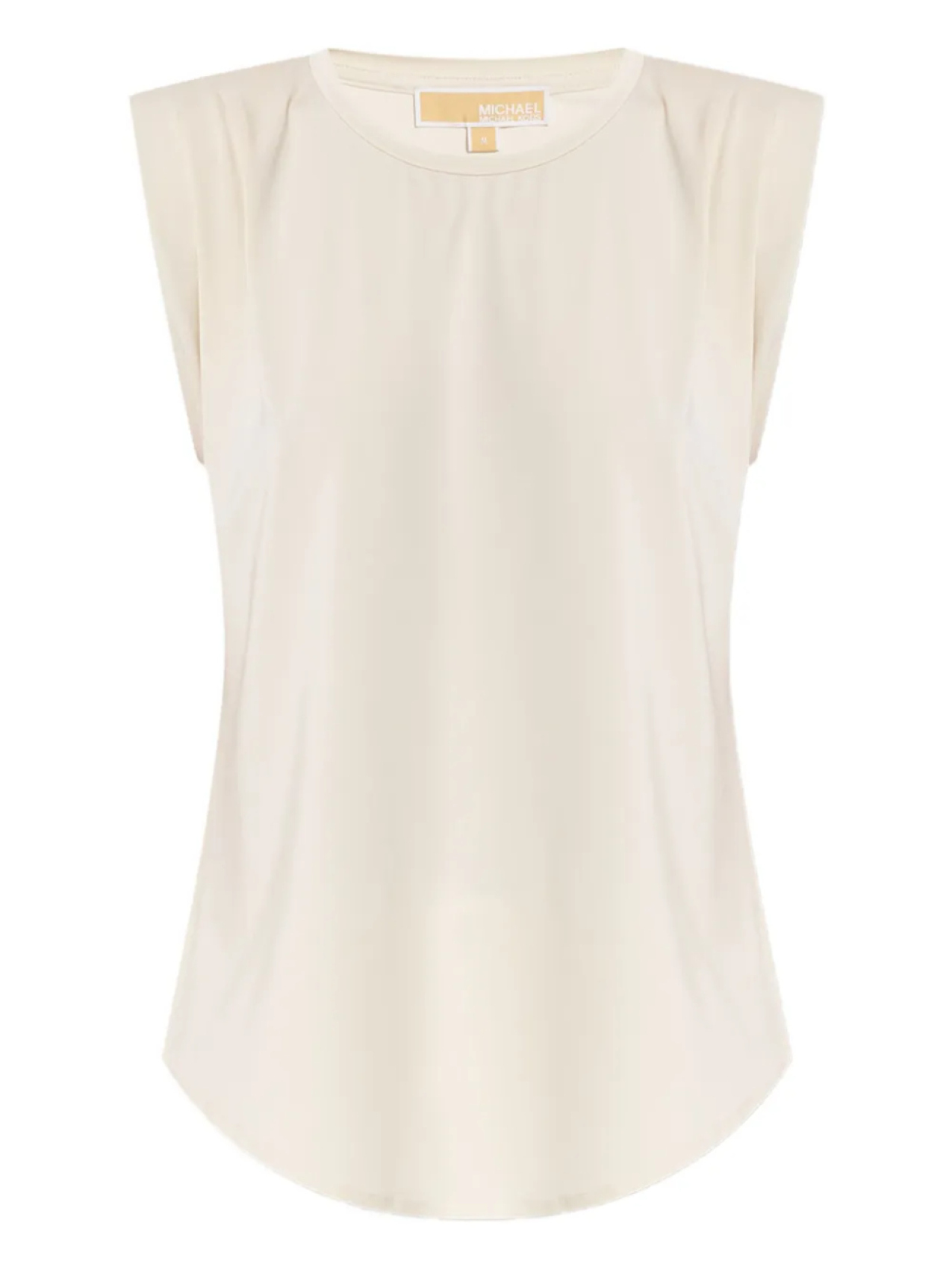 

Топ Michael Michael Kors padded-shoulder top, нейтральный