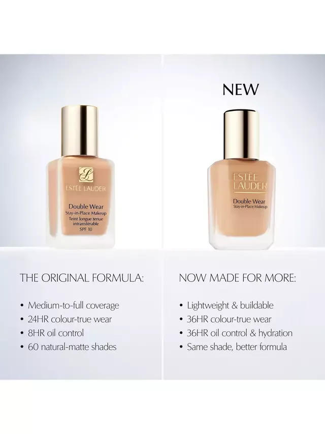 Стойкая матирующая тональная основа Double Wear Longwear Matte Foundation SPF 10 Estée Lauder, 2W1 5 Natural Suede — фото 3