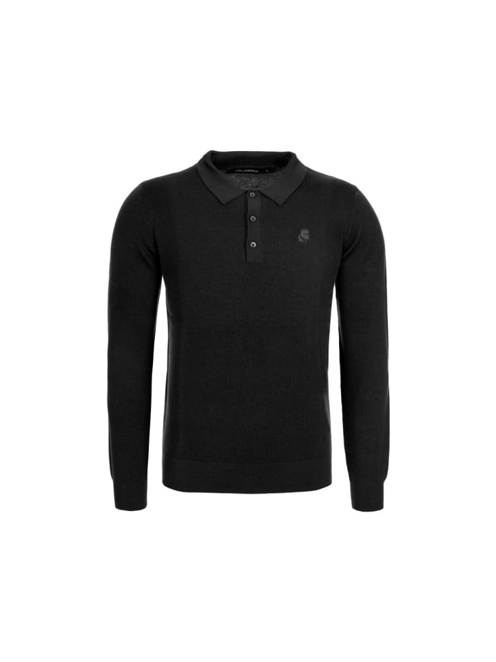 

Karl Lagerfeld Вязаный свитер 655007 черного цвета