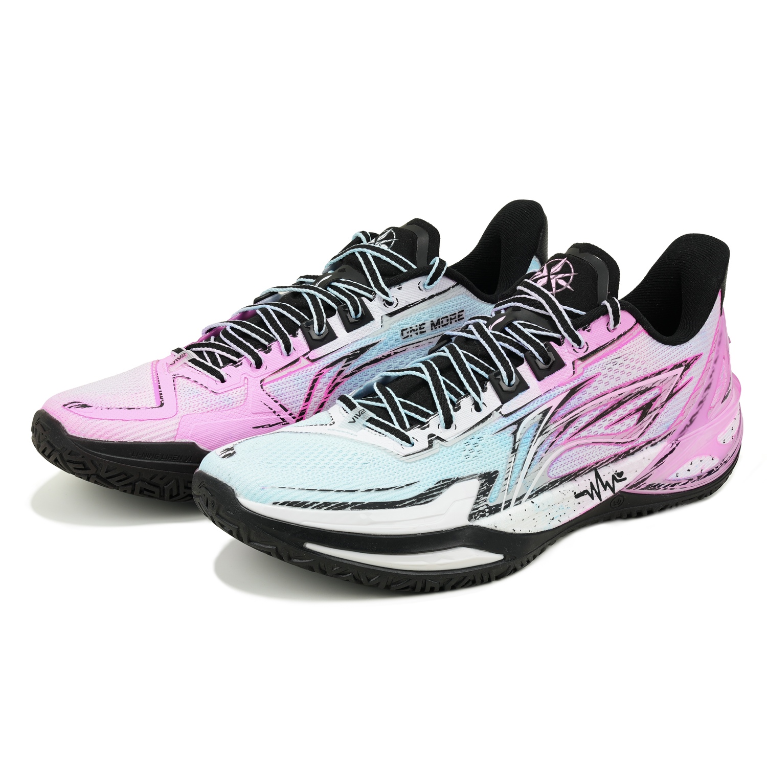 

Кроссовки баскетбольные Li-Ning Blade 6 V2 Low top Unisex Blue Pink