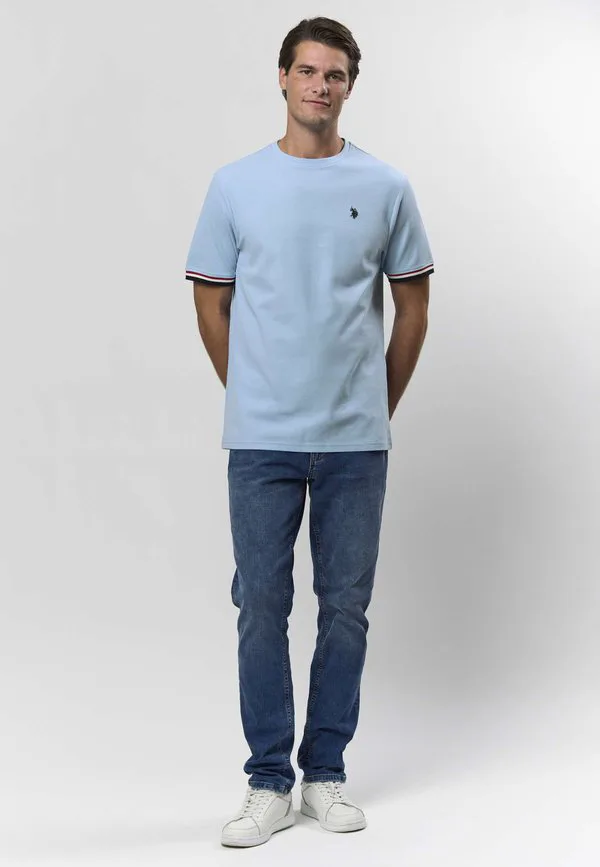 Базовая футболка umnils U.S. Polo Assn., Placid Blue — фото 2