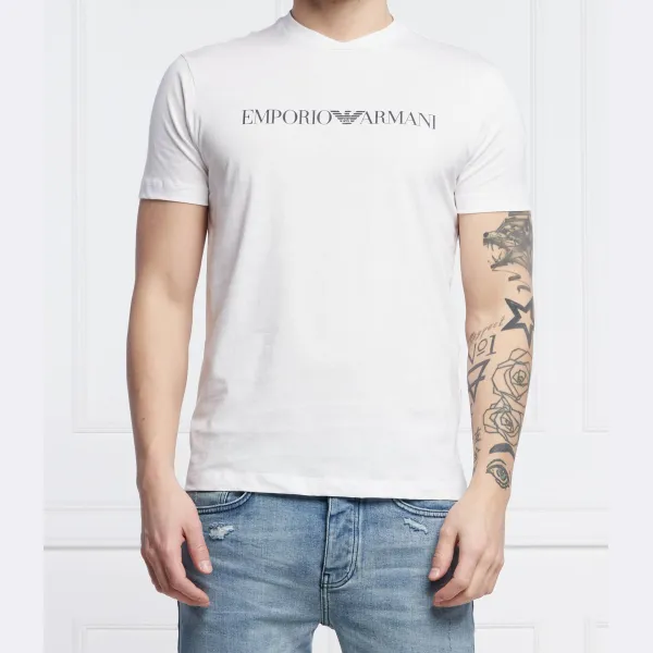 

Футболка стандартного кроя Emporio Armani, белый