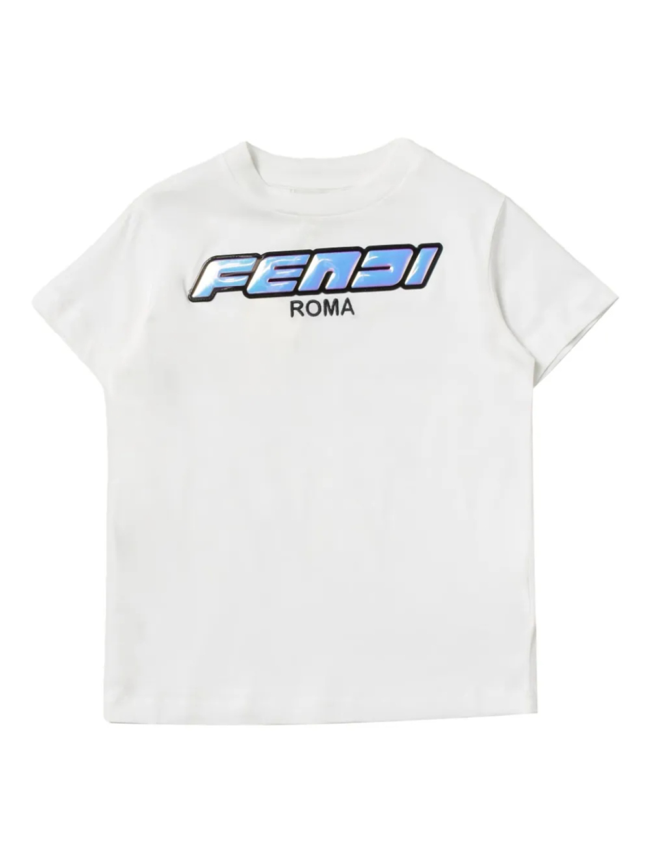 

Футболка с логотипом Fendi Kids, белый