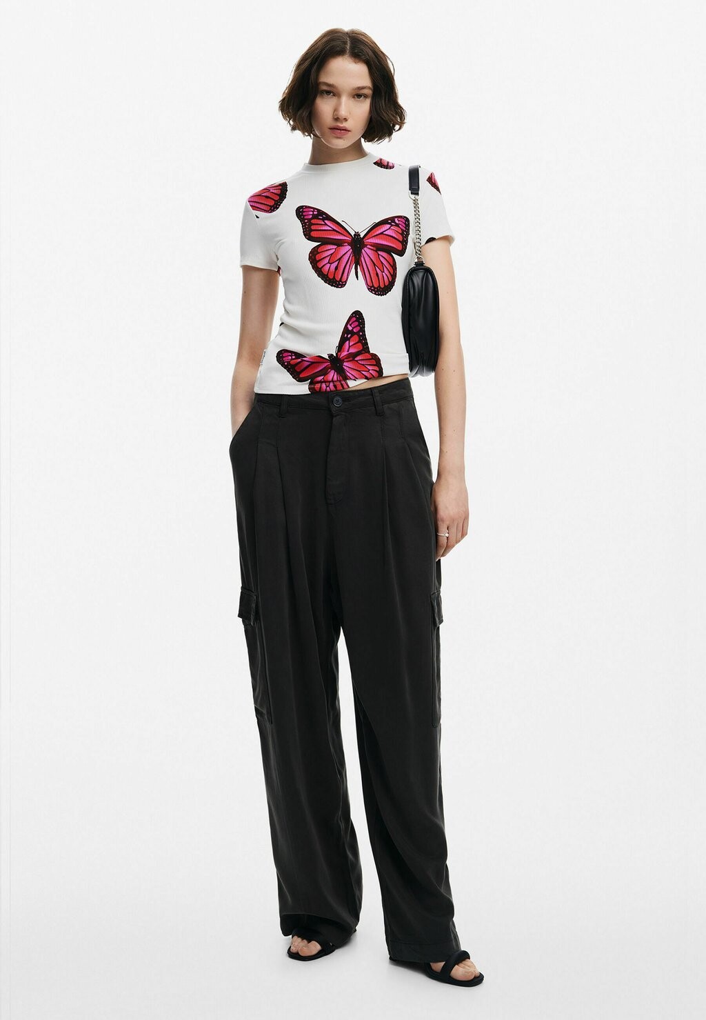 

Футболка с принтом SHORT-SLEEVE Desigual, белый