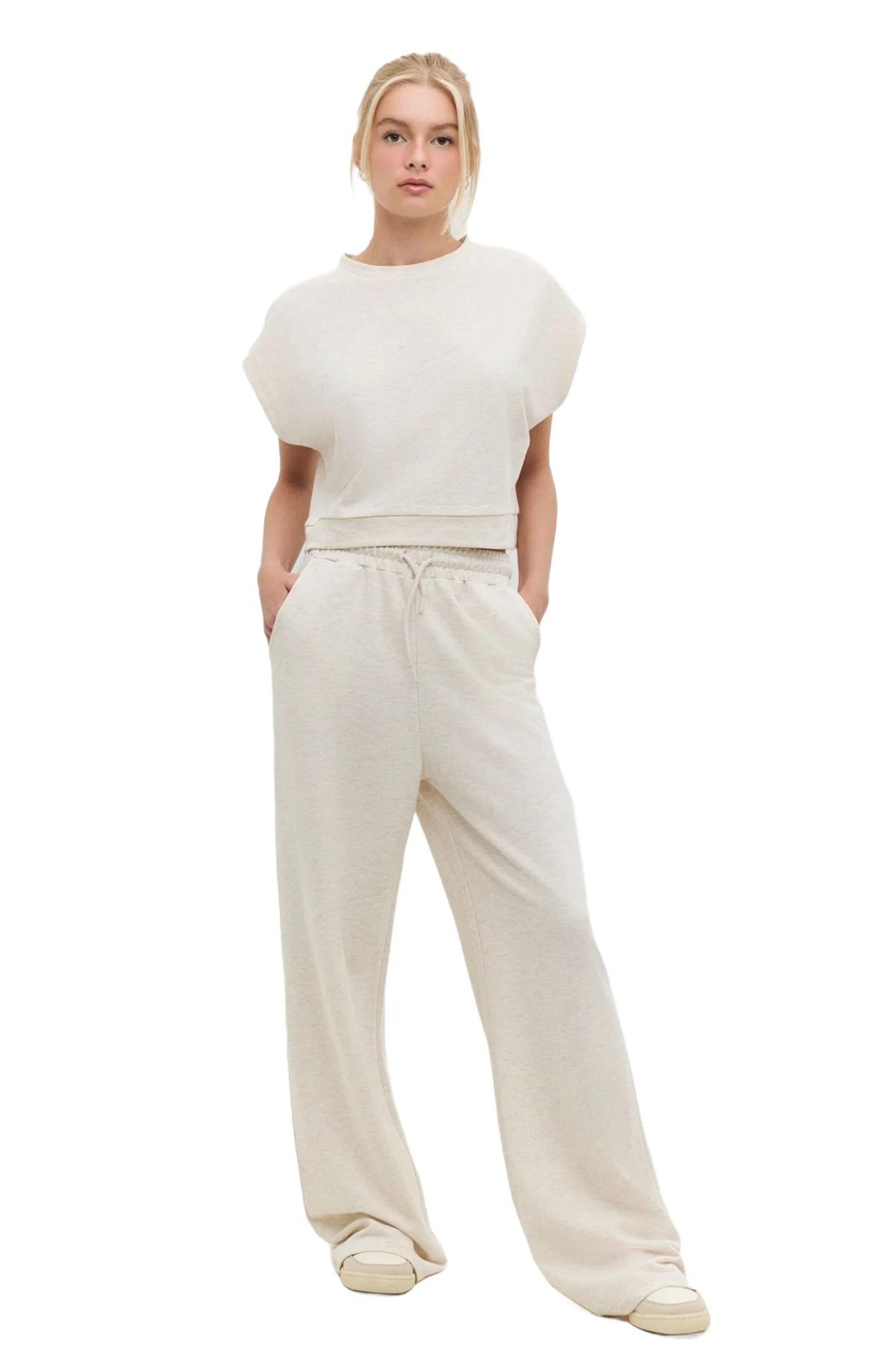 

No Matter What Штаны свободного кроя в бежевом цвете