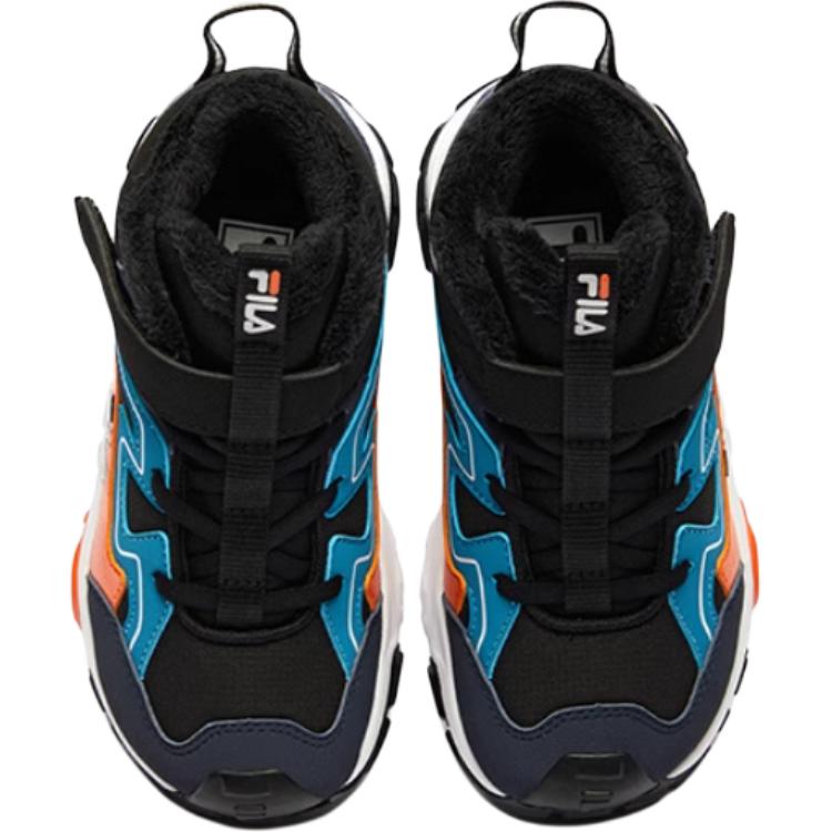 FILA KIDS Детские кроссовки для активного отдыха PERFORMANCE FPH с противоскользящим тепловым покрытием, среднего размера, черные, для детей от 3 до 7 лет — фото 4