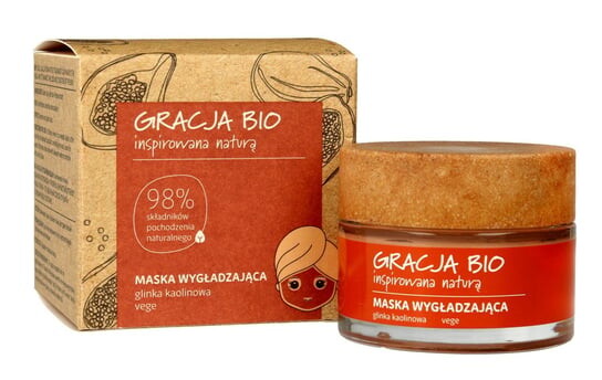

Органическая разглаживающая маска с каолиновой глиной, 50 мл Gracja