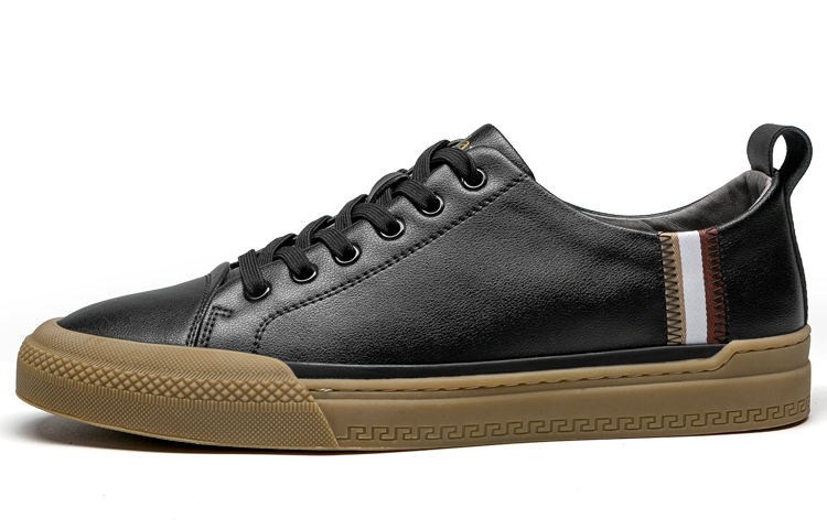 

Стильные скейтерские кроссовки мужские черные LEAVELAND