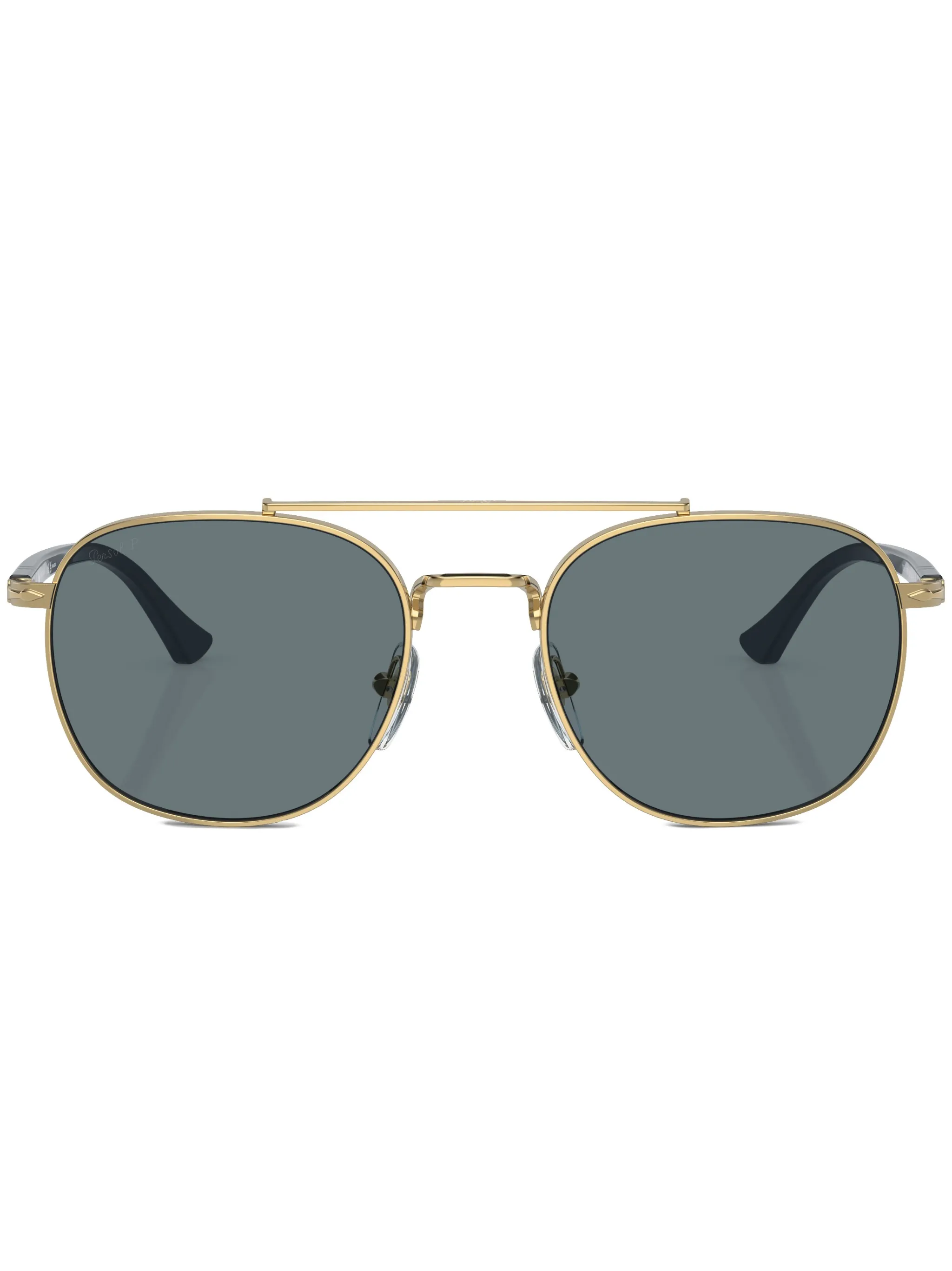 

Солнцезащитные очки в круглой оправе Persol, золотистый