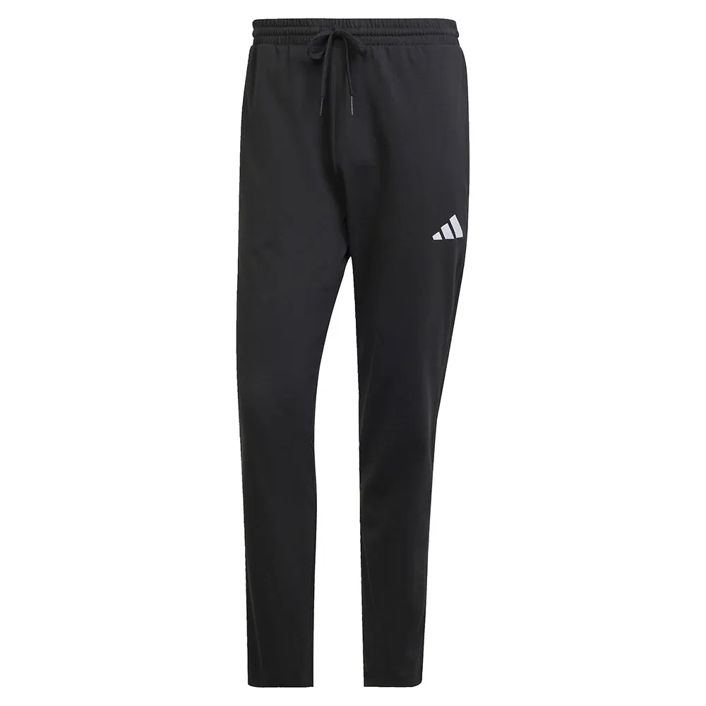Джоггеры adidas Essentials Small Logo Single Jersey, черный — фото 3