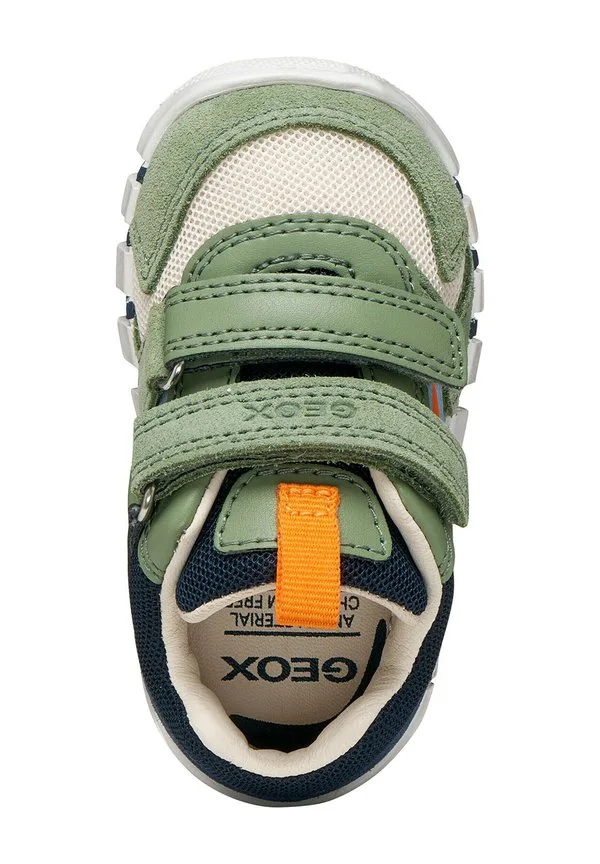 Низкие кроссовки iupidoo Geox, Olive Green Navy — фото 3