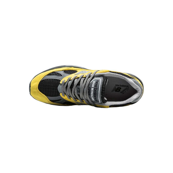 Кроссовки 991v2 сделано в Великобритании New Balance, желтый — фото 4