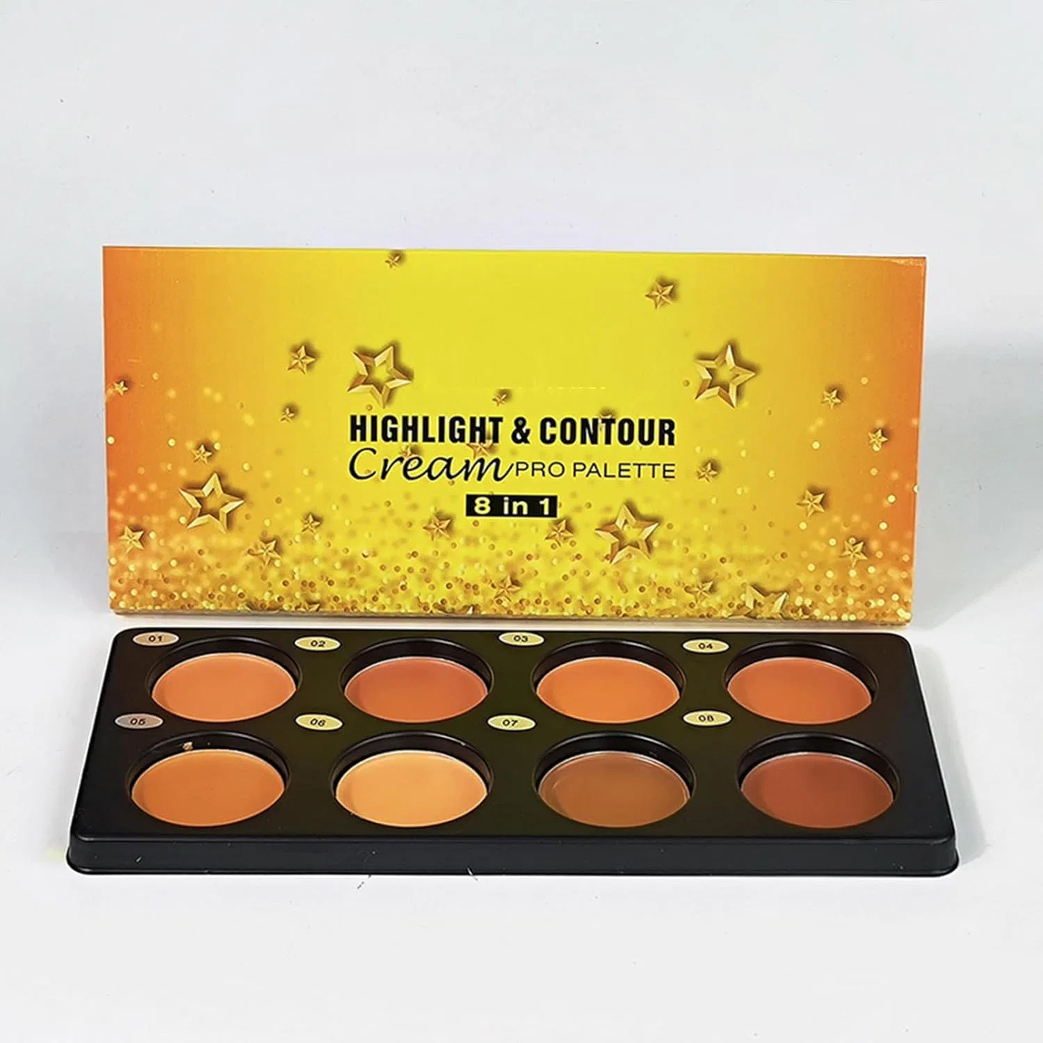 Консилер Color Collector Palette 8 цветов, полное покрытие, водостойкий, для лица — фото 4