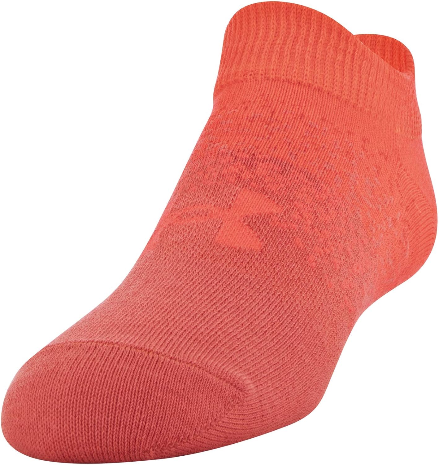 Легкие носки-невидимки Under Armour Kids' Essential 2.0 (6 шт.), White Daiquiri Red Assorted — фото 2