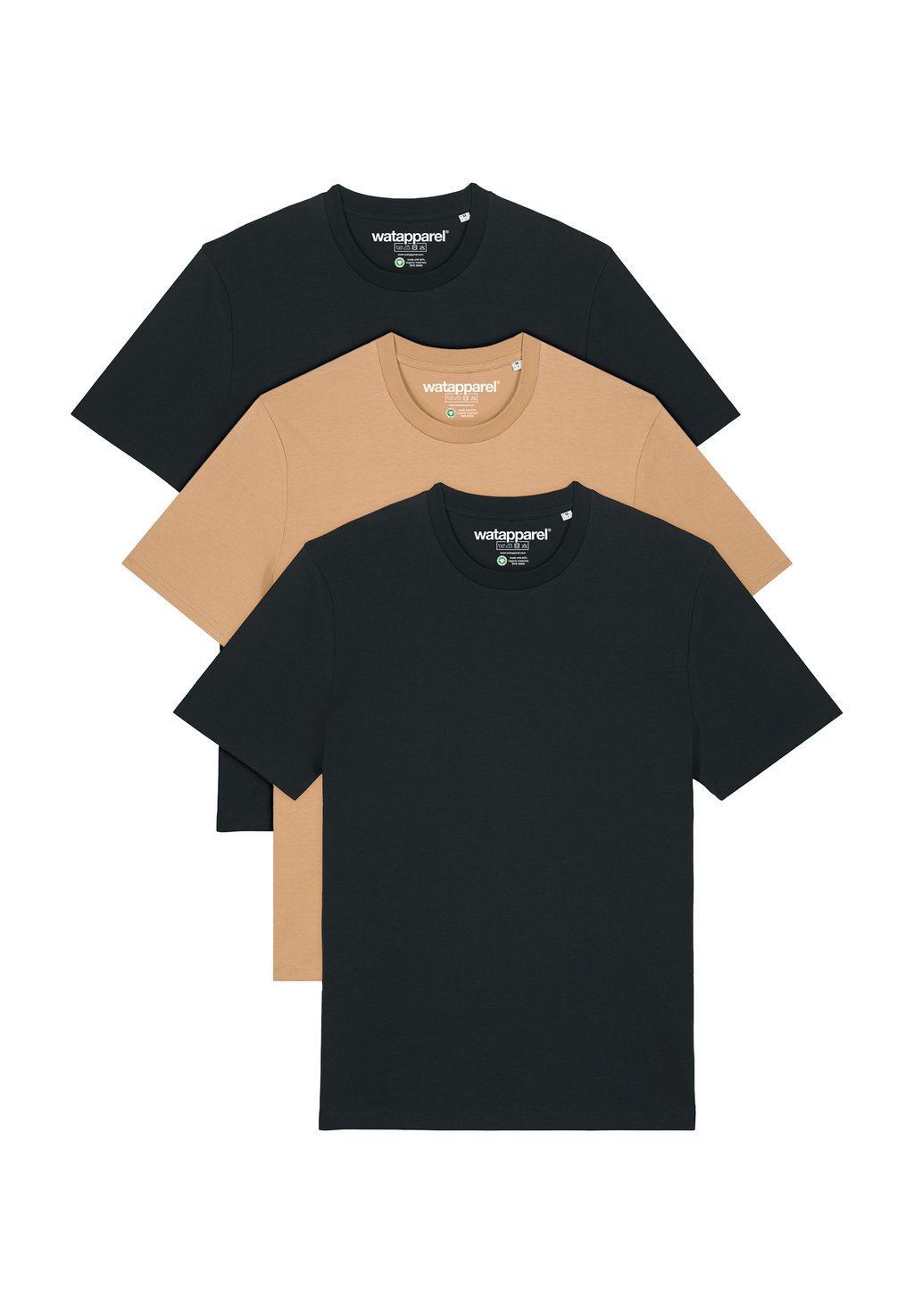 

Базовая футболка 3ER MULTIPACK watapparel, неоновый оранжевый