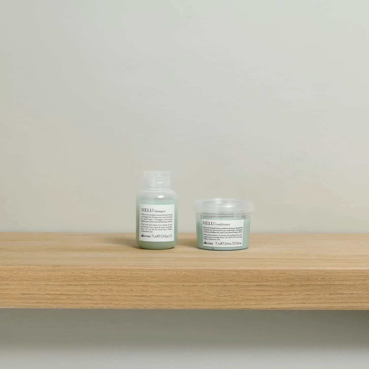 Шампунь Davines MELU против ломкости для длинных и поврежденных волос Дорожный набор — фото 3