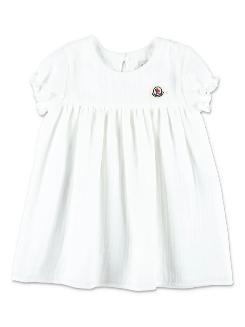 

Платье с пуговицами Moncler Enfant, белый