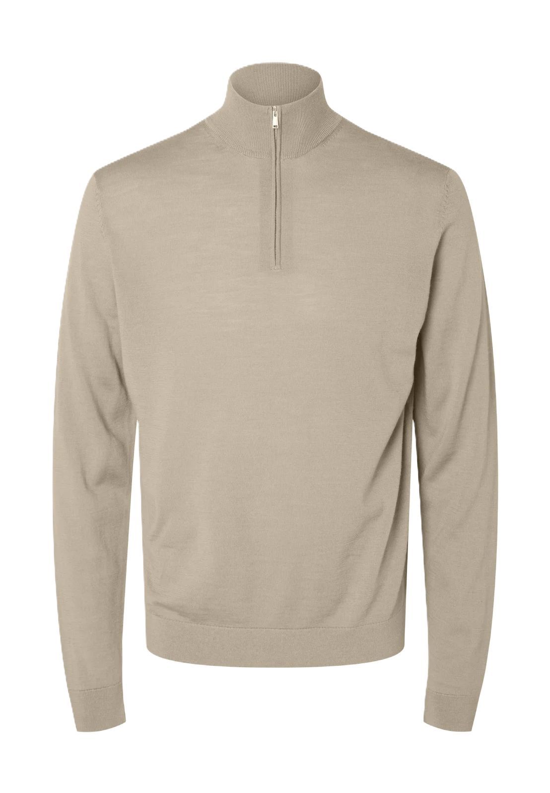 

Шерстяной свитер, воротник тройник, мужской SELECTED, цвет 187822 Kelp