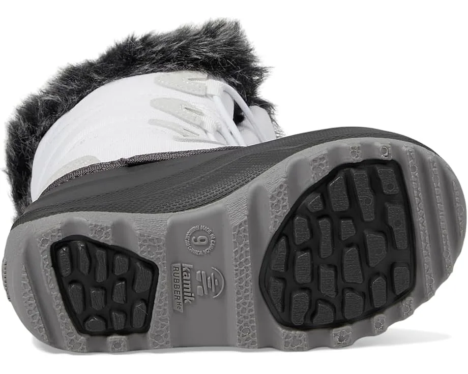 Ботинки Kamik Kids Snowangel (Toddler/Little Kid/Big Kid), White/Black Sole — фото 3