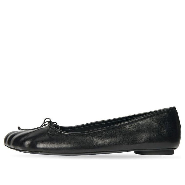 Кроссовки anatomic ballerina shoes 'black shiny soft sheepskin' Balenciaga, черный