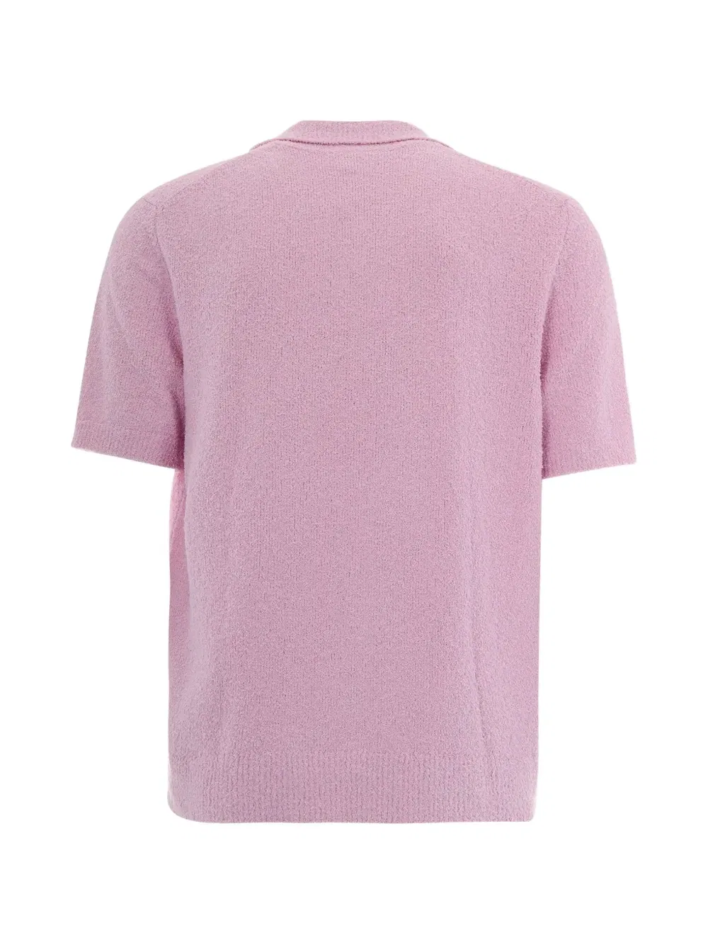 Футболка-поло из букле с нашивкой-логотипом Lacoste, розовый — фото 2