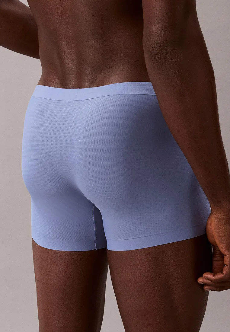Трусы, микрофибра сетка, Calvin Klein, синий — фото 4