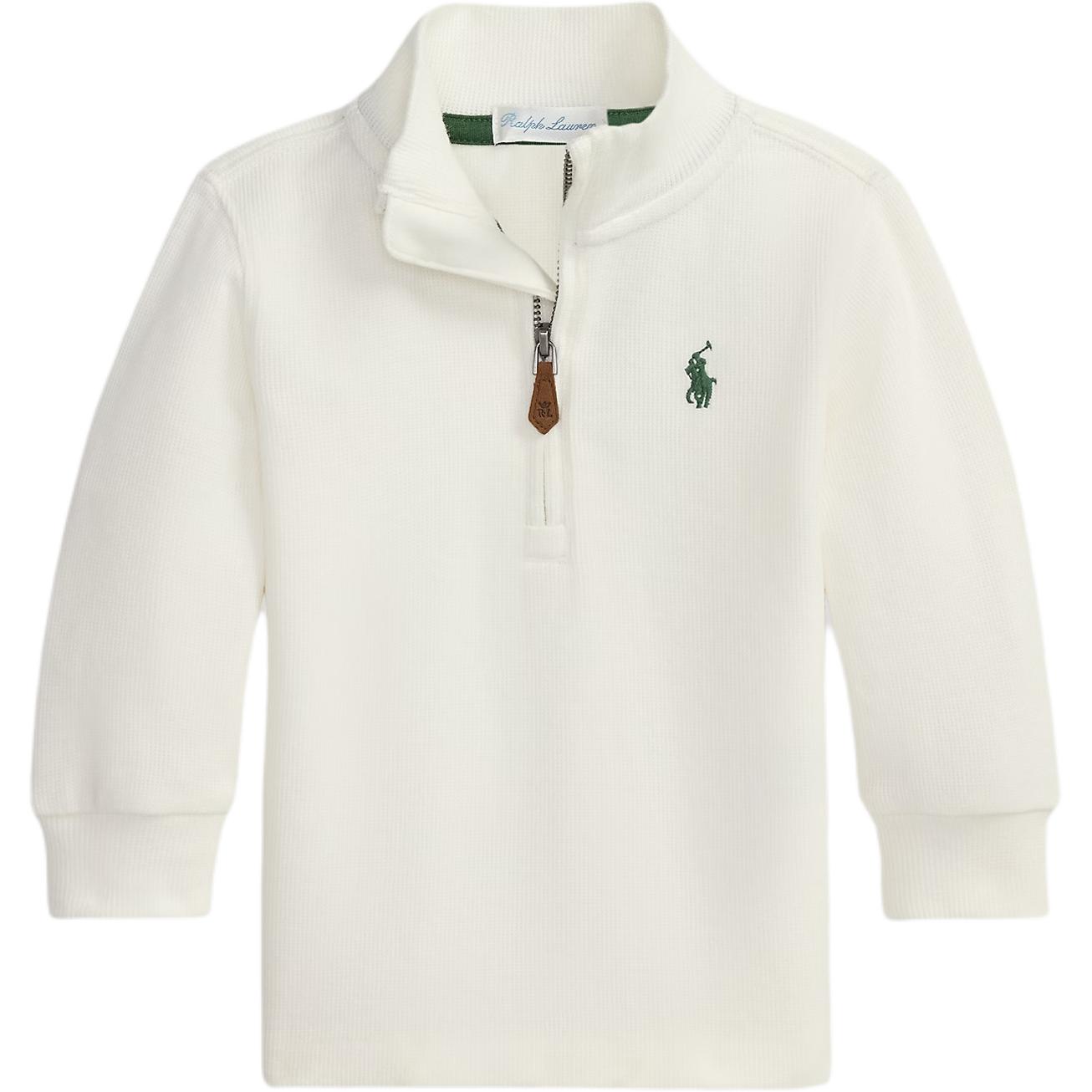 

Толстовка fw25 для младенцев и малышей Polo Ralph Lauren, белый