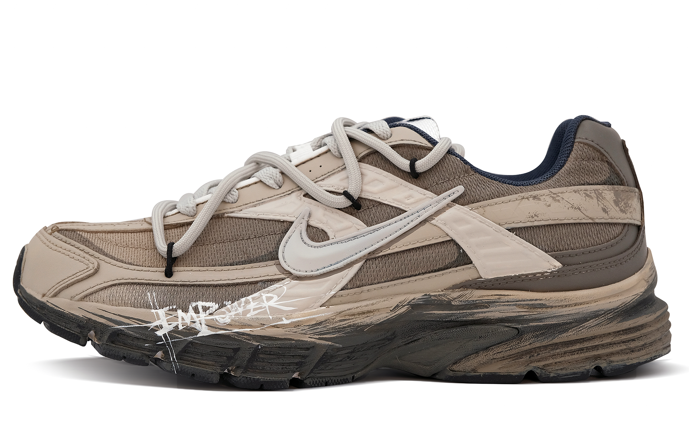 

Кроссовки Initiator с низким верхом, устойчивые к истиранию, мужские, льняные Nike, Linen